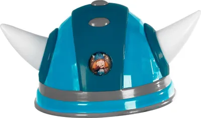 A product shot of a child's Viking helmet.