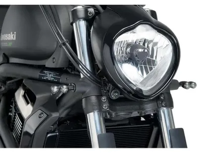 Zdjęcie produktu dla Puig Kawasaki Vulcan S 15 Mini Osłona wspornika montażowego do kierunkowskazów Czarny Czarny Jeden rozmiar