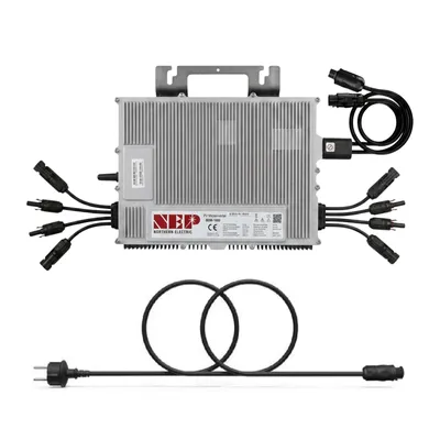 Produktbild von NEP BDM-1600 Wechselrichter 1600W Set 4 MPPT, mit 5m Endkabel Schuko-Stecker BQ