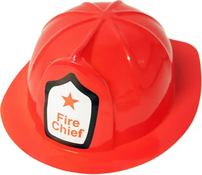 Produktbild von Kinder Feuerwehrhelm aus PVC - ca. 26 cm lang
