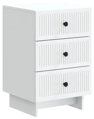 Image de Cabinet de chevet Blanc 43 x 41 x 66,5 cm Bois d'ingénierie