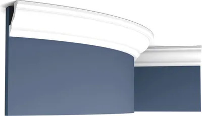 Produktbild von Orac Decor CX110F AXXENT flexible Zierleiste Profilleiste Eckleiste weiß  | 2 m