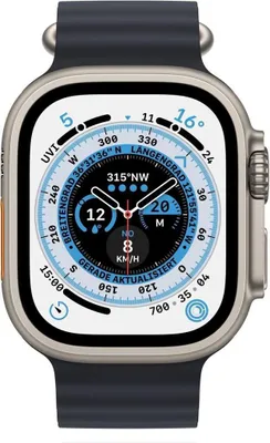 Produktbild von Apple Watch Ultra Titan Ocean Armband Mitternacht