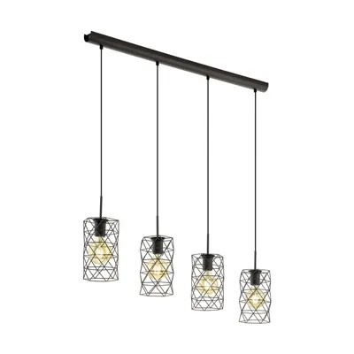 Produktbild von EGLO Hängeleuchte ESTEVAU 4 x 60 W Braun 97066