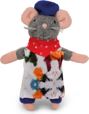 Produktbild von Het Muizenhuis Kuschelmaus Künstler - Puppenmaler 12 cm Spielzeug