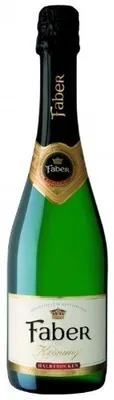Obrázek produktu pro Sektkellerei Faber, Faber-Sekt Krönung polosuchý- láhev 750ml