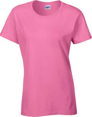 Produktbild von Gildan 5000L | Heavy Baumwolle LadiesŽ T-Shirt - Farbe: Azalea - Größe: M