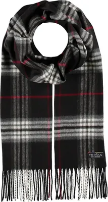 Produktbild von FRAAS Schal Cashmink® Scarf with FRAAS Plaid Black schwarz mehrfarbig