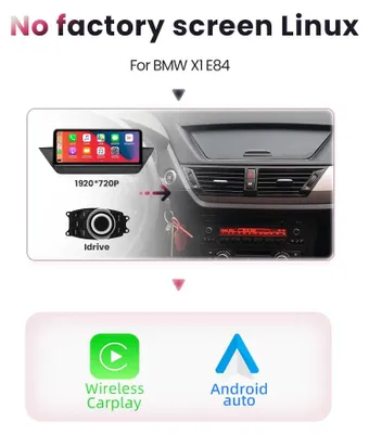 Zdjęcie produktu dla Radio z Carplay - Autoradio - Odtwarzacz multimedialny - Android Auto - Carplay bezprzewodowe - 10,25-calowy dotykowy wyświetlacz IPS
