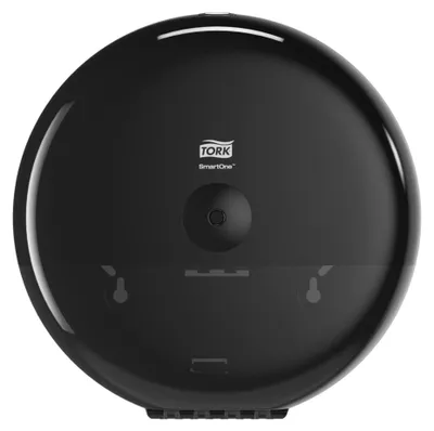 Produktbild von Tork 680008, Rollen-Toilettenpapierspender, Schwarz, Kunststoff, 269 mm, 156 mm, 269 mm