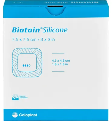 Produktbild von Biatain Silicone Schaumverband, 10 St VER