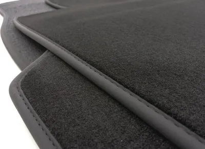 Immagine prodotto di Tappetini adatti per BMW Serie 5 F10 F11 in pelle velours nubuck in qualità originale 4 pezzi neri NUOVO