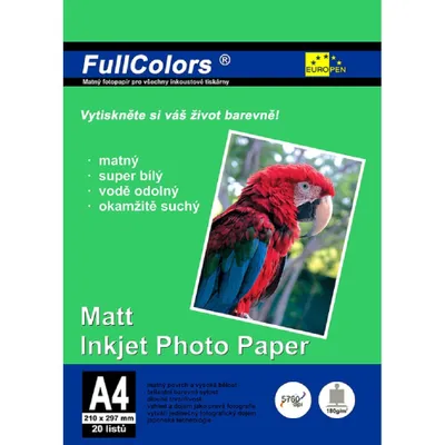 Immagine prodotto di Carta fotografica A4/180g EUROPEN (20pz) - opaca