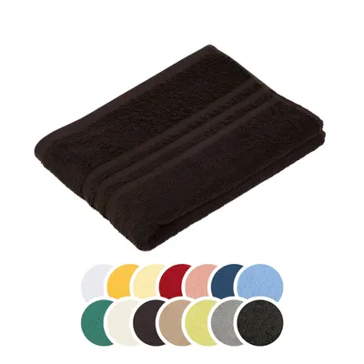Produktbild von liebling Saunatuch, 100% Baumwolle, mit Schlaufe, formstabil, weich, Serie Borkum, 70 x 200 cm, 60 Grad waschbar, trocknergeeignet, schoko