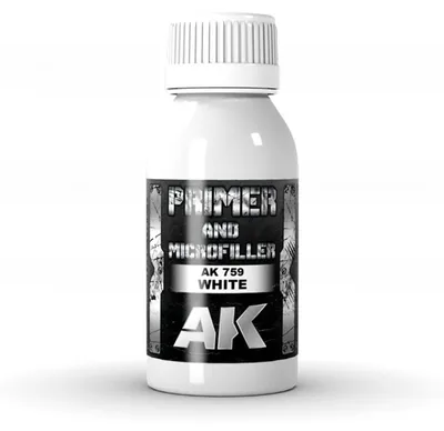 Immagine prodotto di AK Interactive Primer bianco e microfiller 100 ml