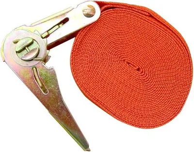 Immagine prodotto di Cinghia di fissaggio con cricchetto 25 mm, 5 m, carico di rottura 100 kg, resistente ai raggi UV, resistente all'abrasione