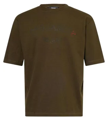 Produktbild von DSquared2 - "Milano" T-Shirt für Herren, leger, kurzärmlig SY3950 (XL) (Militärgrün)