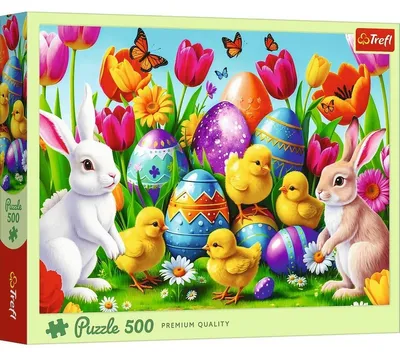 Obrázok produktu pre Puzzle 500 Wielkanocna łąka 37559