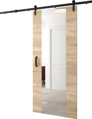 Produktbild von Schiebetür Zimmertür Tür mit Griffstange LOFTIKO II 90 cm