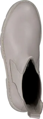 Produktbild von MARCO TOZZI Damen Stiefelette Leder Chelsea Boot Plateausohle Stretch 2-25441-41, Größe:41 EU, Farbe:Beige