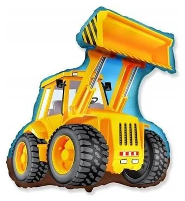 Produktbild von Folienballon 24"" Bagger, 1 Stk.