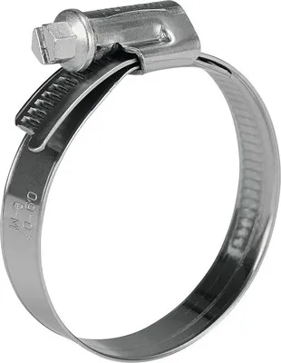 Produktbild von Dresselhaus 4001796012549, Schraubklemme (Schneckengetriebe), Metallisch, Edelstahl, 3,2 cm, 5 cm, 9 mm