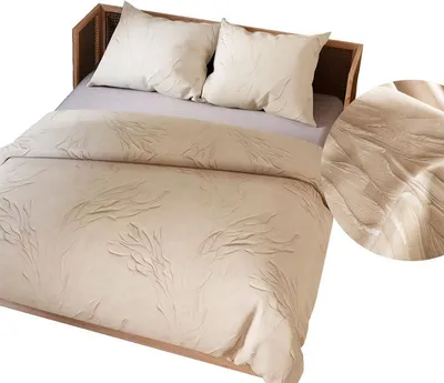 Obrázok produktu pre Posteľná bielizeň, bavlnený satén 200x220 Gravira Beige