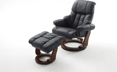 Produktbild von MCA Furniture Relaxsessel Calgary Schwarz, 90 cmx91-122 cmx104- kaufen