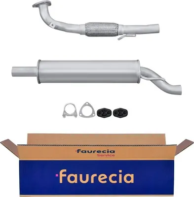 Produktbild von HELLA 8LB 366 022-651 Vorschalldämpfer Schalldämpfer für VW POLO (9N) für SKODA Fabia II Schrägheck (542) Fabia II Combi (545) ROOMSTER (5J)