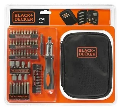 Image de Jeu d'outils avec cliquet Stanley A7104, 56 pièces