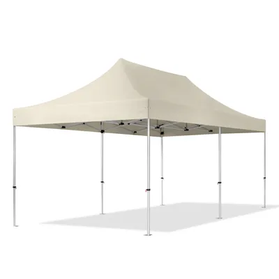 Produktbild von TOOLPORT 3x6m Aluminium Faltpavillon, ohne Seitenteile, creme