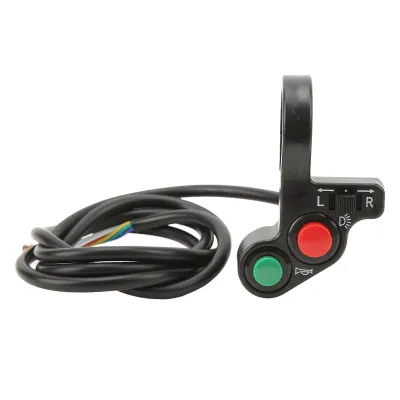 Obrázok produktu pre Motocyklové riadidlá 3 v 1 prepínač, motocyklové riadidlá Horn Turn Signal Head Light Beam Kill Switch, motocyklové riadidlá Multifunkčný prepínač, Scooter Motor Power Switch, Horn Turn Signal Head Light Beam Kill 3 v 1 prepínač, elektrický bicykel Handlebar Switch