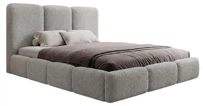 Obrázok produktu pre Čalúnená posteľ DreamLux Capri 120 x 200 cm s roštom a úložným priestorom látka Loop 17, productTiles.product.images.aiGenerated