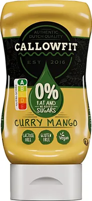Produktbild von Callowfit Soße 300ml Flasche Curry Mango