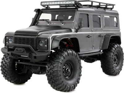 Produktbild von Amewi AMXRock Mini-D90 Scale Crawler 4WD 1:16 RTR grau inkl. Fernsteuerung, Akku, Ladekabel