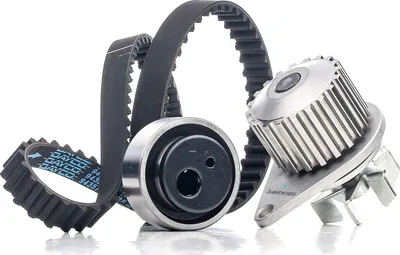 Produktbild von RIDEX 3096W0018 Zahnriemensatz + Wasserpumpe passend für PEUGEOT 206 Schrägheck (2A/C) 106 II Schrägheck (1A, 1C) 206 SW (2E/K) für CITROËN