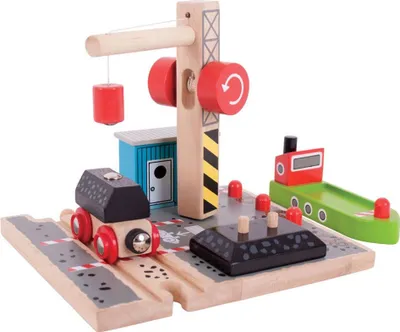 Obrázok produktu pre Bigjigs Rail Uhelný dok s jeřábem