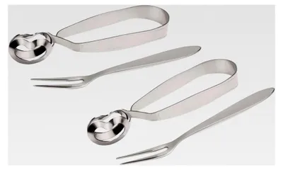 Produktbild von Schneckenbesteck 4-teilig für 2 Personen