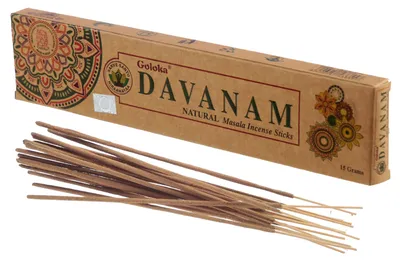 Produktbild von Goloka natural Räucherstäbchen Davanam 1x15g indische Duftmischung