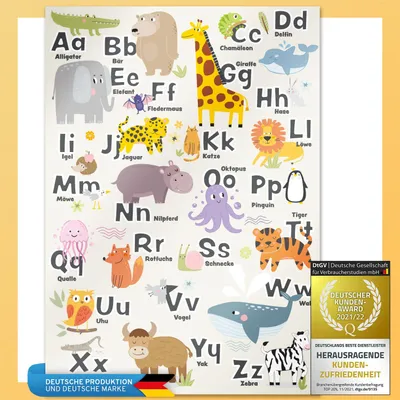 Zdjęcie produktu dla Alfabet plakatowy dla dzieci