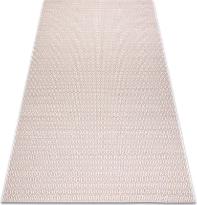 Produktbild von Teppich FLAT 48603/526 Augen - creme rosa Rosa 120x170 cm