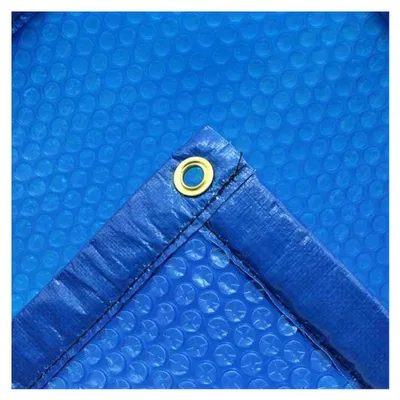 Produktbild von Solarfolie für Ovalpool 623 x 360 cm in Blau mit Randverstärkung