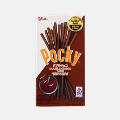 Produktbild von Glico Pocky Biscuit Stick Double Chocolate Flavor