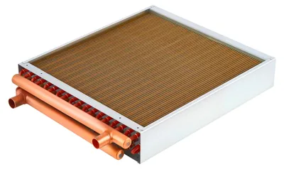Zdjęcie produktu dla Wymiennik ciepła płytowy SucceBuy, 457x457 mm, moc 35,2 kW, z miedzianymi przyłączami i aluminiowymi płytkami, wymiennik ciepła wodno-powietrzny, przeznaczony do pracy przy ciśnieniu 2,5 MPa, odpowiedni do ogrzewania i chłodzenia w pomieszczeniach