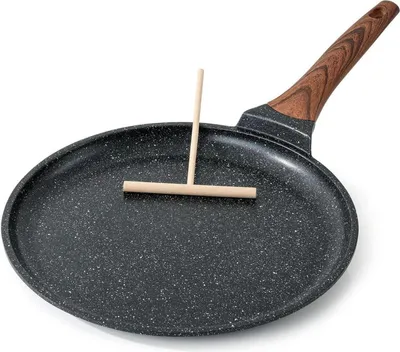 Produktbild von Crêpepfanne mit Teigverteiler Antihaft 30cm Induktion geeignet