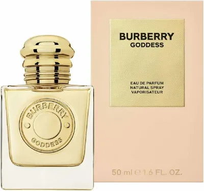 Zdjęcie produktu dla Burberry Goddess, Kobiety, 50 ml, Butelka wielokrotnego użytku, Spray, Alcohol Denat., Parfum/Fragrance, Propylene Glycol, Aqua/Water/Eau, Ethylhexyl Salicylate, Benzyl..., 1 szt.