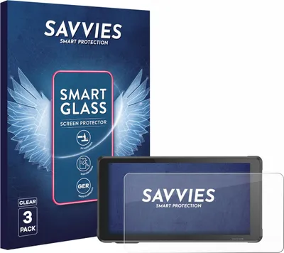 Produktbild von 3x Savvies Schutzglas Folie für Interphone RideSync Sync55 9H Panzer Schutzfolie Glas Displayschutz klar transparent
