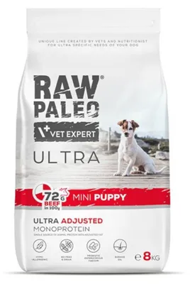 Obrázek produktu pro VetExpert RAW PALEO Ultra Mini Puppy Beef - dry food for puppies of small breeds - 8