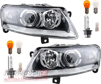 Produktbild von Scheinwerfer passend für Audi A6 4F Satz D2S LR 04-08 + Leuchtmittel 4F0941029EA 4F0941029AK 4F0941029AE 4F0941029E 4F0941030EA 4F0 Johns