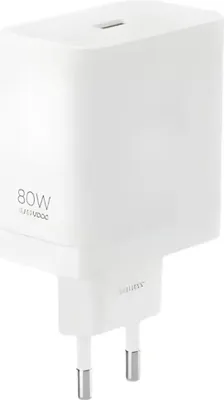 Produktbild von Realme 80W USB-A SuperVooc Adapter - White